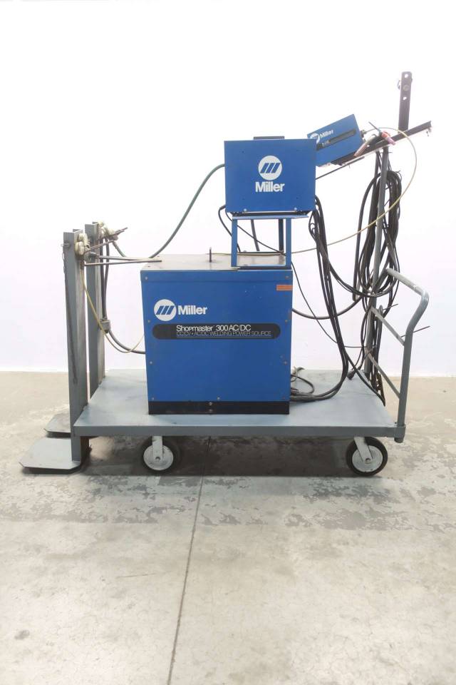 MILLER SHOPMASTER 300 AC/DC WELDER HF251D1 ARC STARTER S21E FEEDER