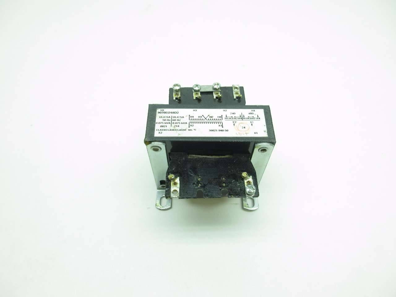 75 Va 1 Ph Class 2 Transformer 24Vac 75 Va 1 Ph Class 2 Transformer 24Vac