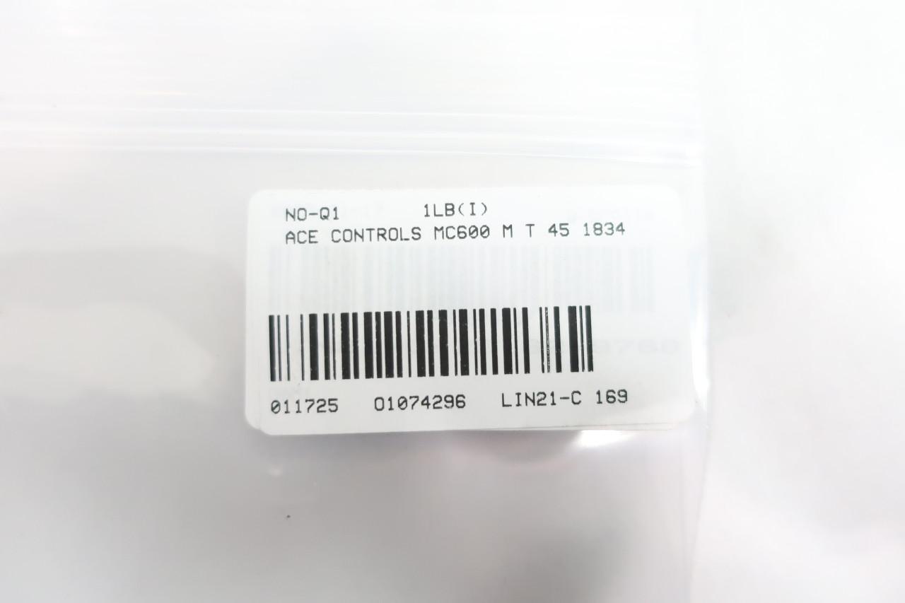 Ace Controls Shock Absorber, 1 in. Stroke, Button Options, No Button Accumalator Style MC600