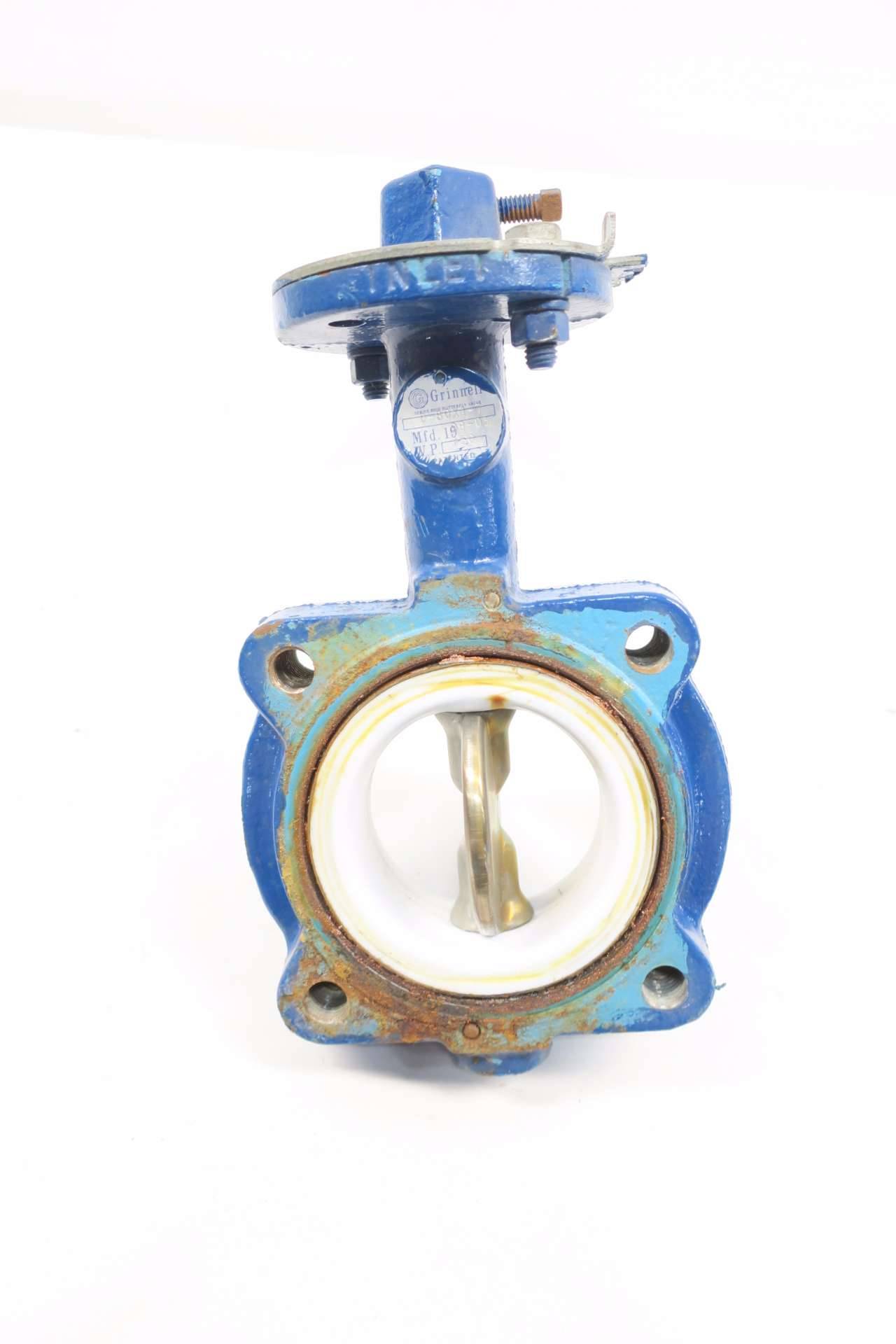 Grinnell Ld 80x1 7 Series 8000 3 In Manual Iron Flanged Butterfly Valve