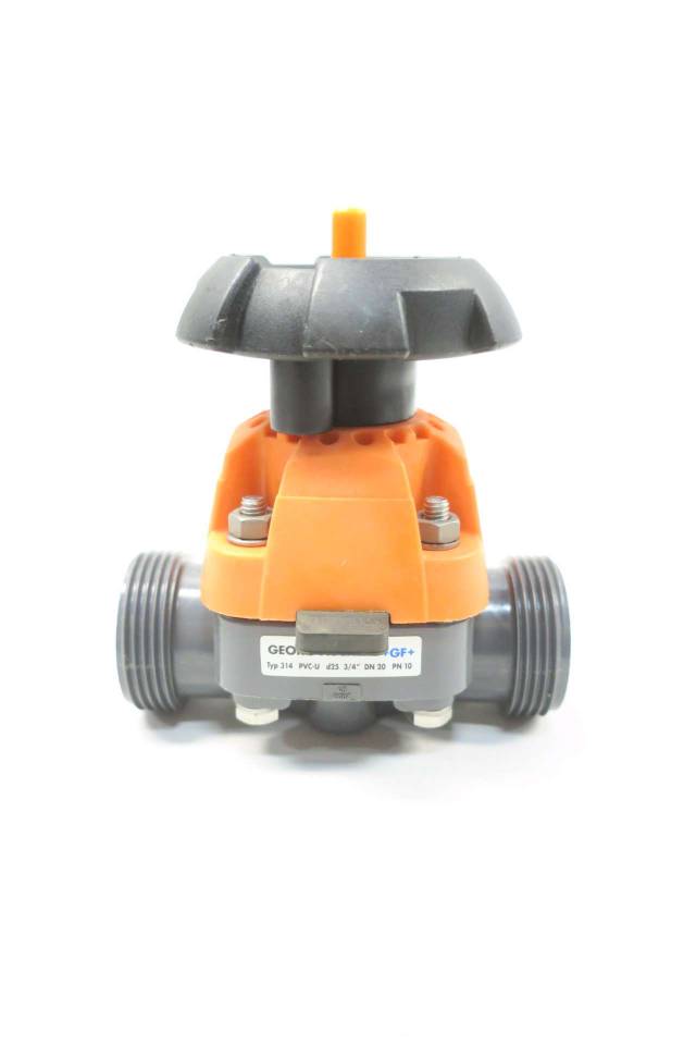 FISCHER 314 PVC DIAPHRAGM VALVE D25 3/4 IN DN20 PN10 D578582