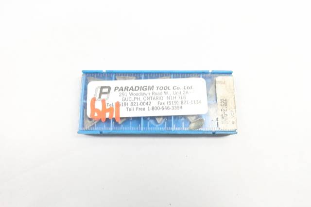 PACK OF 10 VALENITE TNMG-2.522 VC7 CARBIDE INSERTS