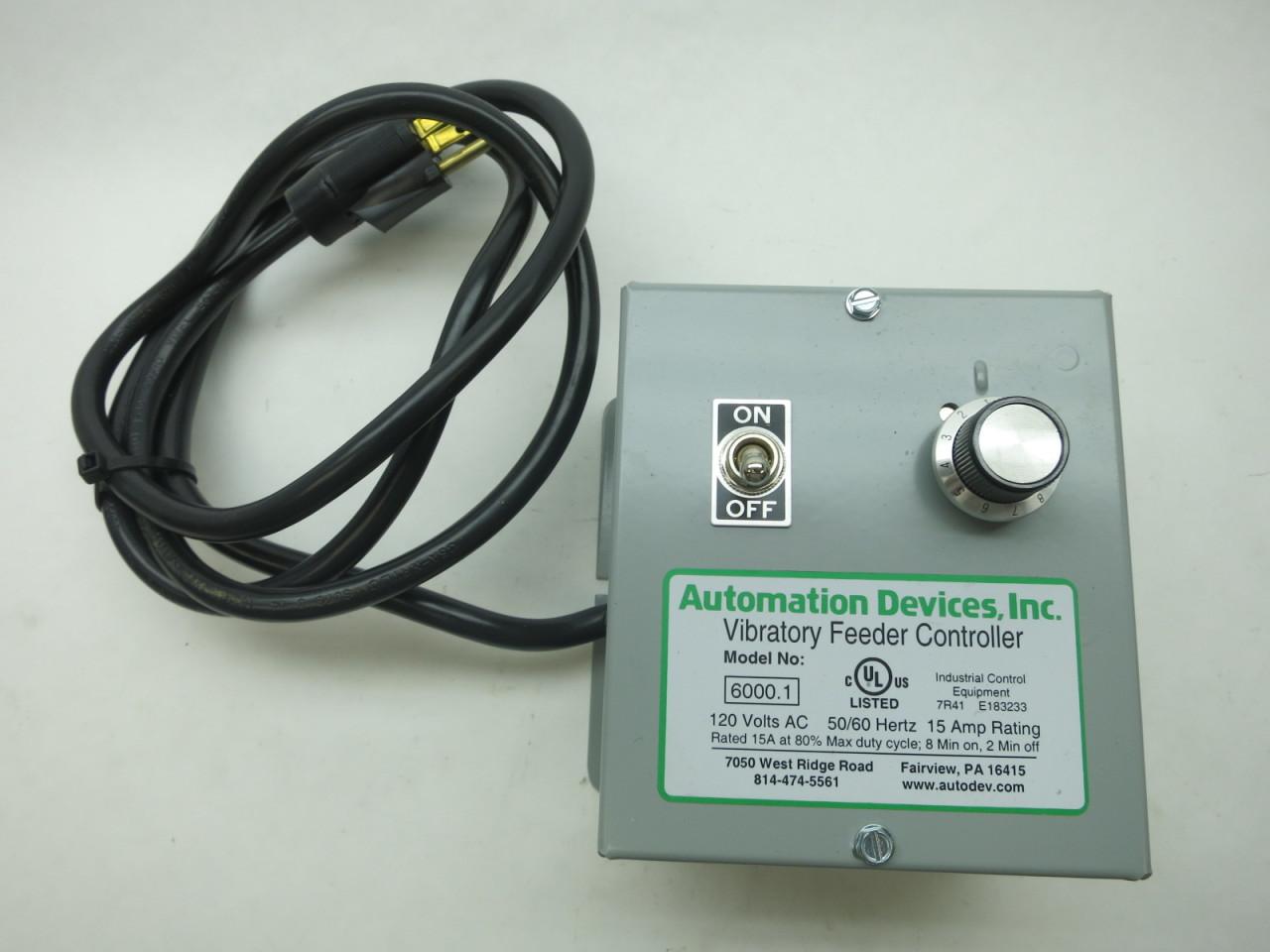 AUTOMATION DEVICES 6000.1 60001 USED TESTED CLEANED 