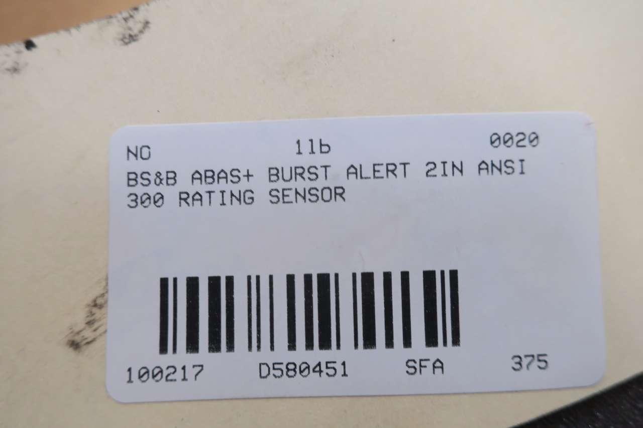 Size 8" Details about   BS&B Burst ABAS Sensor 