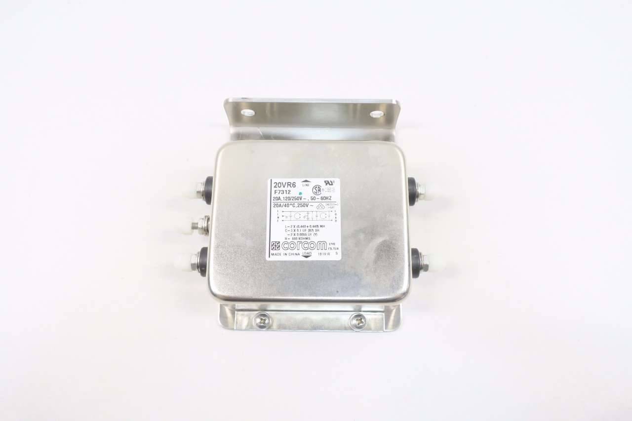 CORCOM 20VR6 20A AMP 120/250V-AC Power LINE Filter CORCOM 20VR6 20A AMP 120/250V-AC Power LINE Filter