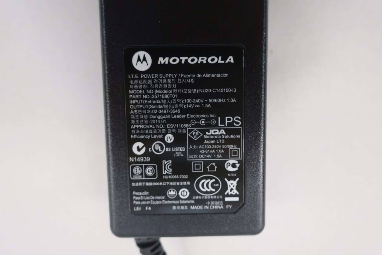 Motorola ITE Power Supply NU20-C140150-13 w/ 10A 125V Plus 2571886T01