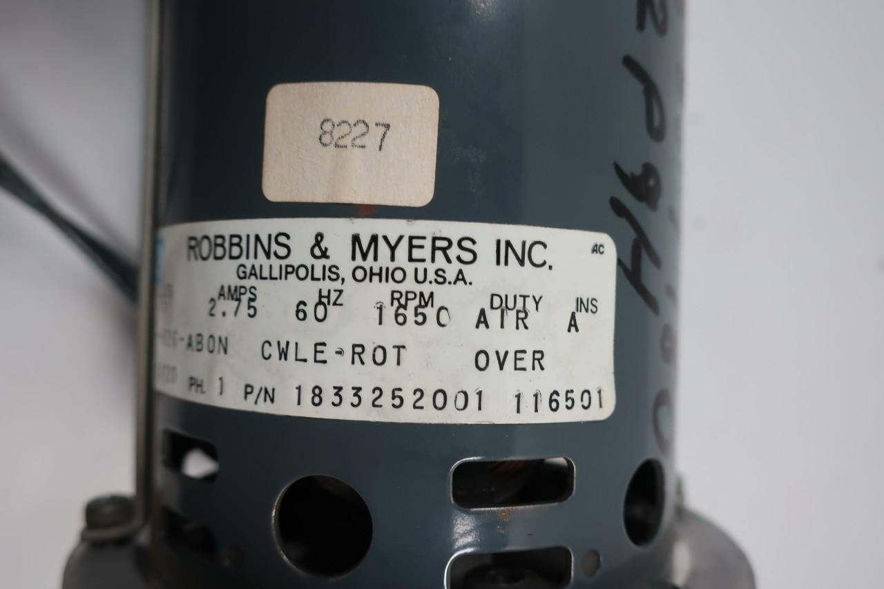 Robbins & Myers K-H26-ABON Ac Motor 1/20hp 1650rpm 1ph 115v-ac 