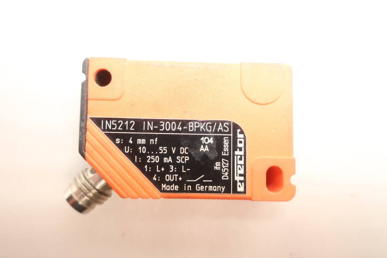 Ifm Efector IN5212 IN-3004-BPKG Proximity Sensor 10-36v-dc