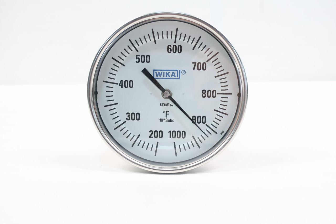 Wika TG53 Bimetal Thermometer 5in 18in 200-1000f 1/2in Npt 