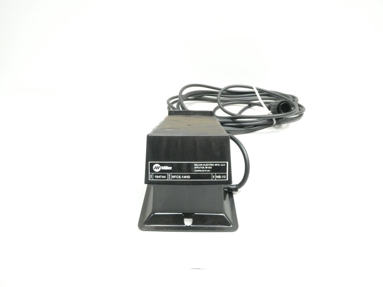 MILLER 194744 RFCS-14HD TIG FOOT CONTROL PEDAL