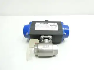 DELTECH SERIES 2000 065-SR-12-CCW WOG PNEUMATIC THREADED GATE VALVE 1IN NPT