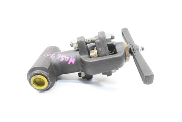 HANCOCK 7250W-1-C219 SERIES 7000 MANUAL 2680 STEEL SOCKET WELD 1/2IN GLOBE VALVE