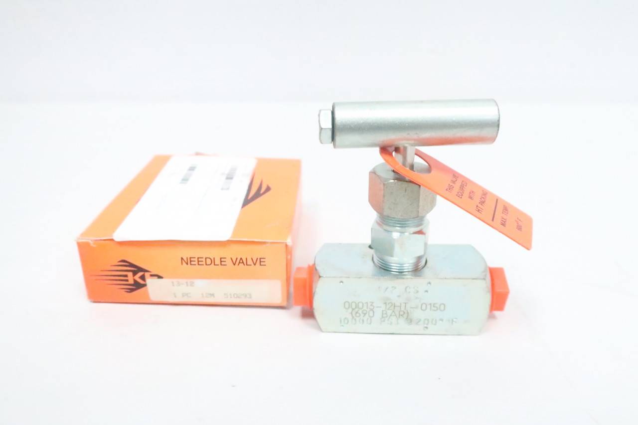 Kf Industries 0001312HT0150 Manual Needle Valve 10000psi 1/2in Npt