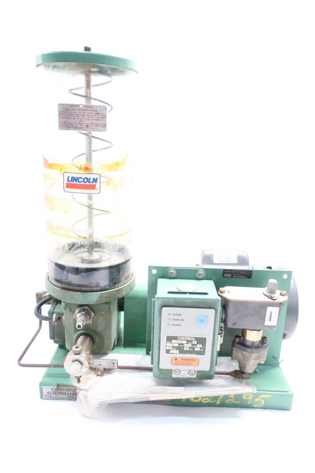 LINCOLN 1835 85520 CENTROMATIC ELECTROLUBER LUBRICATION SYSTEM 230VAC D601646