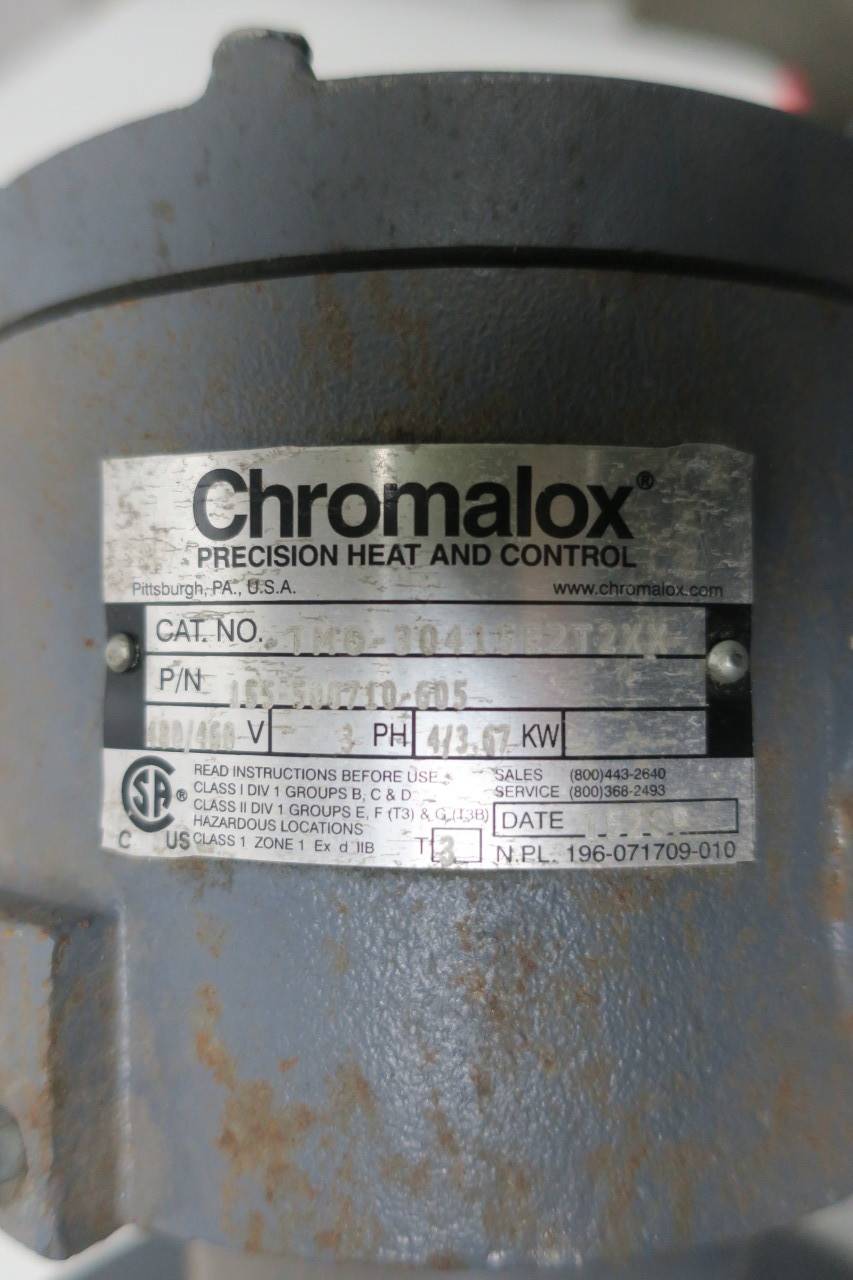 Chromalox DRA-15-23 PCN 295574 Industrial Blower Heater - Thermal Devices -  Thermal Devices