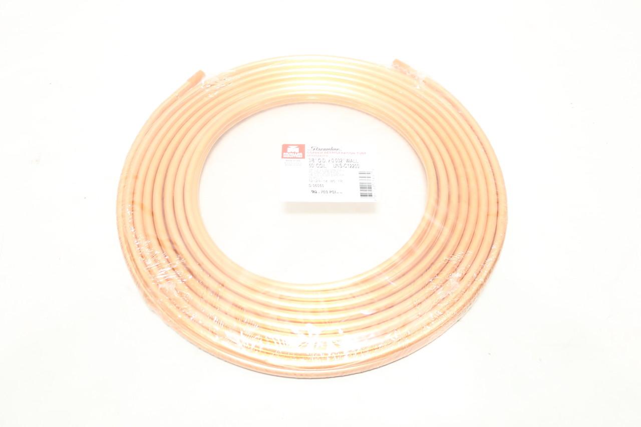 Copper Refrigeration Tubing 5//16in X .049in X 60ft