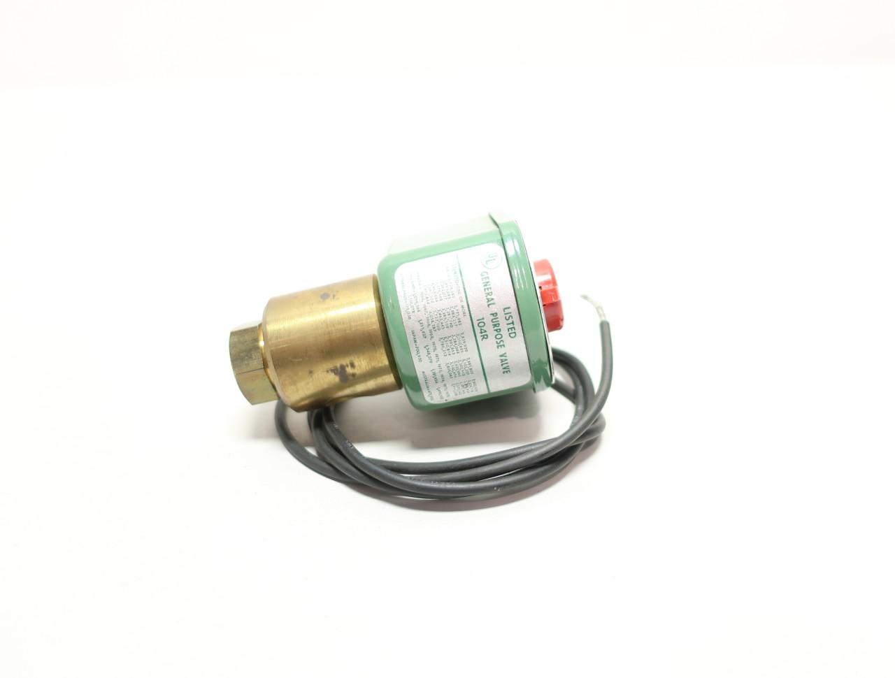 Brand New Asco 8262d31 red-hat solenoid 120V Normally Open 