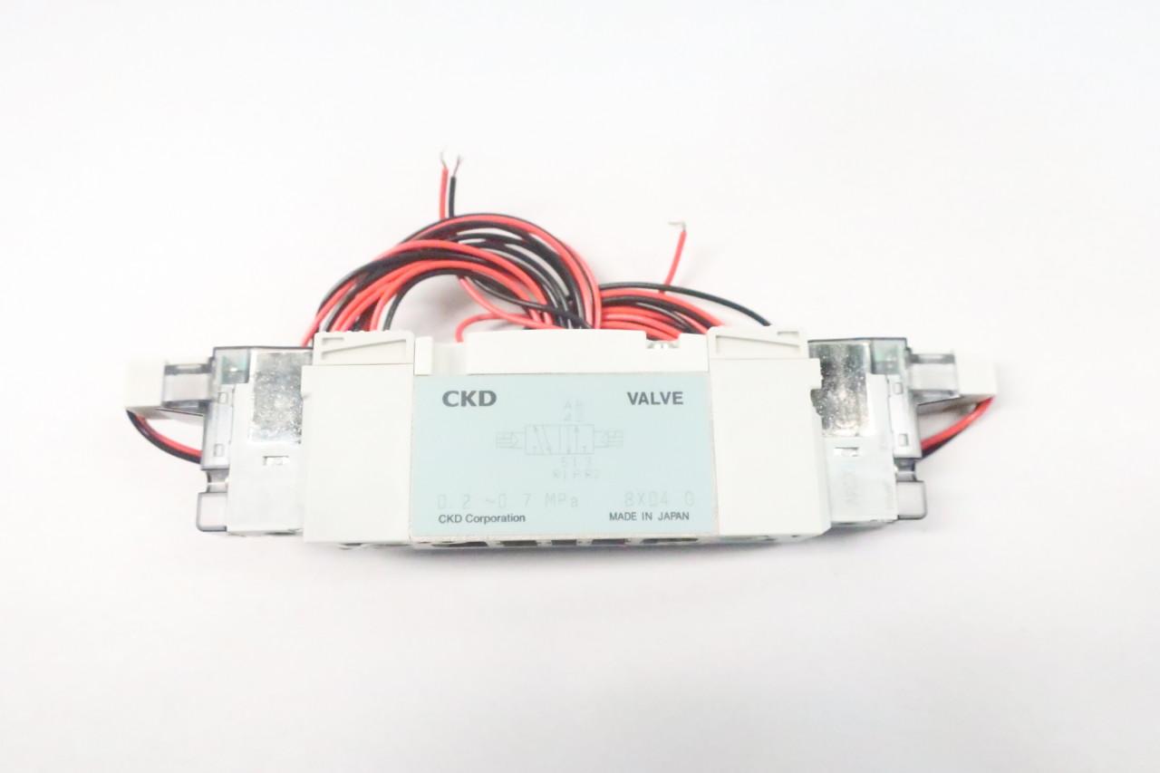 Ckd 4GB229R-00-E21H-3 Pneumatic Solenoid Valve 24v-dc 0.7mpa