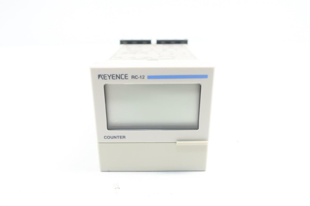 Keyence RC-12 Electric Preset Counter 100-240v-ac 12v-dc