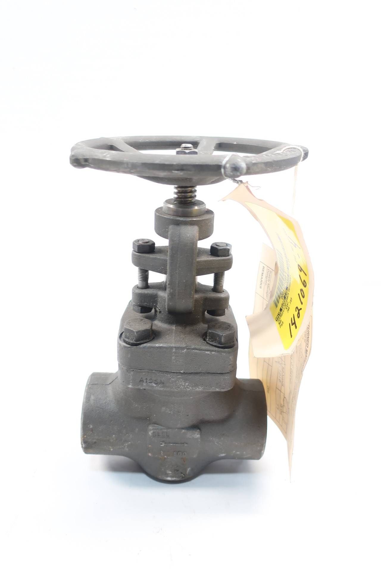 Newco BR208 Manual Steel Socket Weld Globe Valve 2in 800