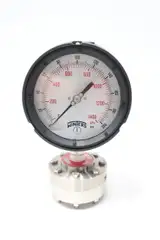 WINTERS PPC5066-D70952,954-FL-D PRESSURE GAUGE 4-1/2IN 0-200PSI 1/2IN NPT
