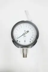 AMETEK 1981 PRESSURE GAUGE 4-1/2IN 0-15PSI 1/2IN NPT