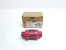 CHEMTROL S65TB-V MANUAL BALL VALVE RED PVDF FKM 1/2IN thumbnail 1