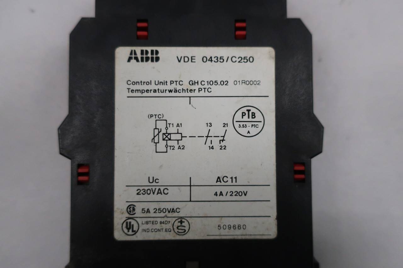 ABB C105.02 Temperature Guard Control Unit ABB C105.02 Temperature Guard Control Unit