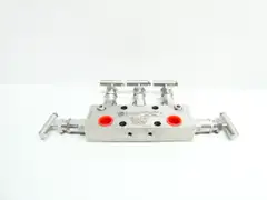 HEX VALVE HM761U3399413 STAINLESS INSTRUMENT MANIFOLD 6980PSI