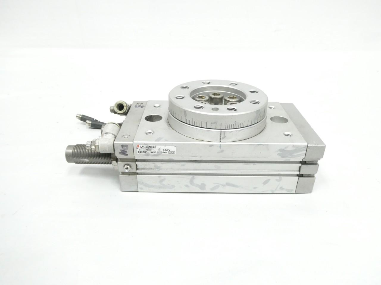 SMC MSQB100R MSQ*10~200, Rotary Table, Rack & Pinion, Basic & High Precision, MSQB100R — Módulos lineales y actuadores