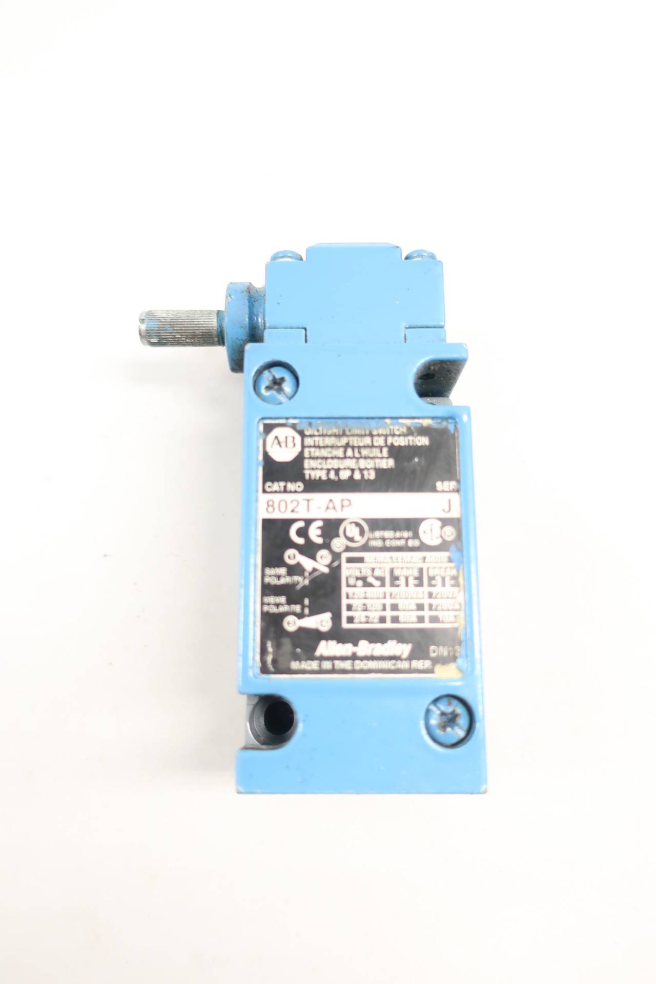 allen bradley 802t catalog on Allen Bradley 802t Ap Limit Switch Ser J