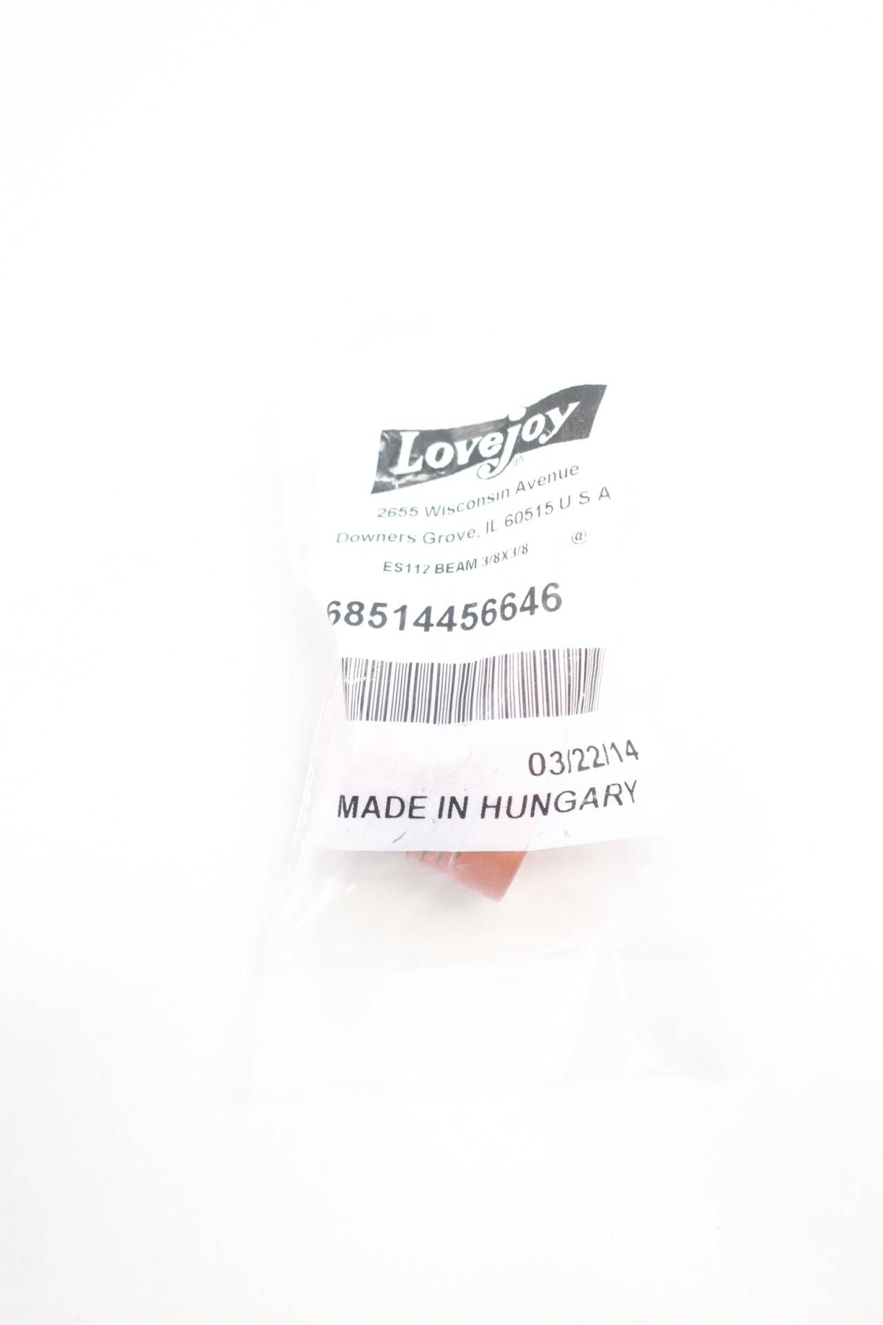 Lovejoy 68514456646 Single Beam Set Screw Style Coupling