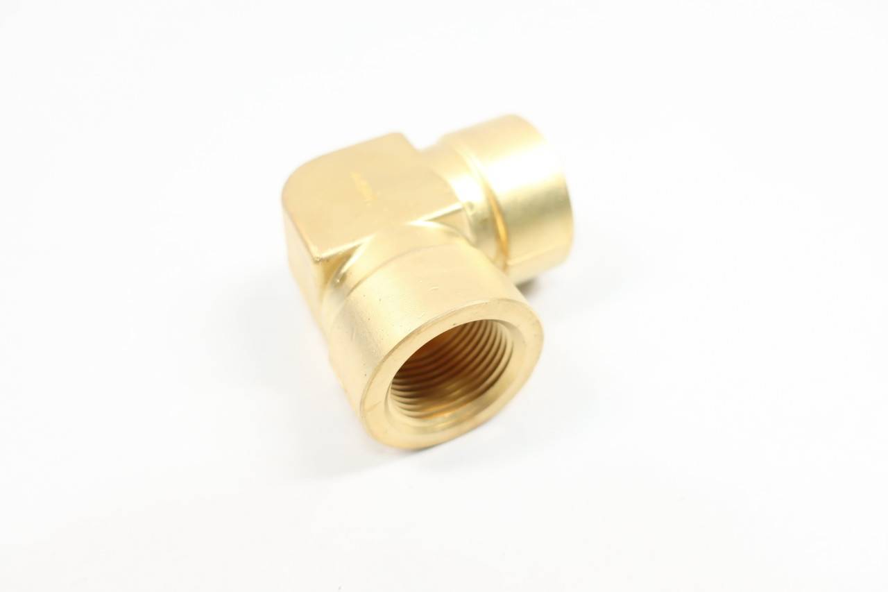 Box Of 2 Swagelok B-16-E Brass Pipe Elbow 1in Npt X 1in Npt