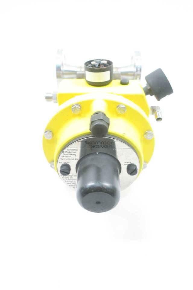 KAMMER VALVES 30037 PNEUMATIC STAINLESS FLANGED CONTROL VALVE 300 1/2IN