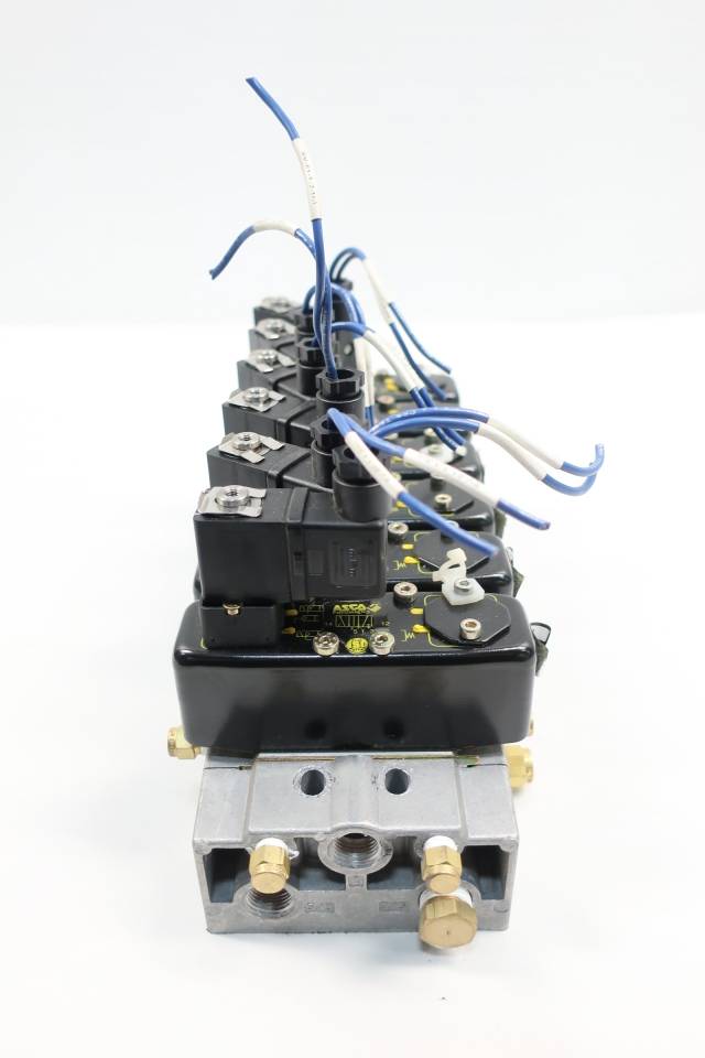 ASCO 54101006 35500092 SOLENOID VALVE MANIFOLD ASSEMBLY 24VDC 1/4IN