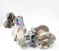 JAMESBURY 530SC31-3500MT02 PNEUMATIC STAINLESS FLANGED BALL VALVE 3IN 300