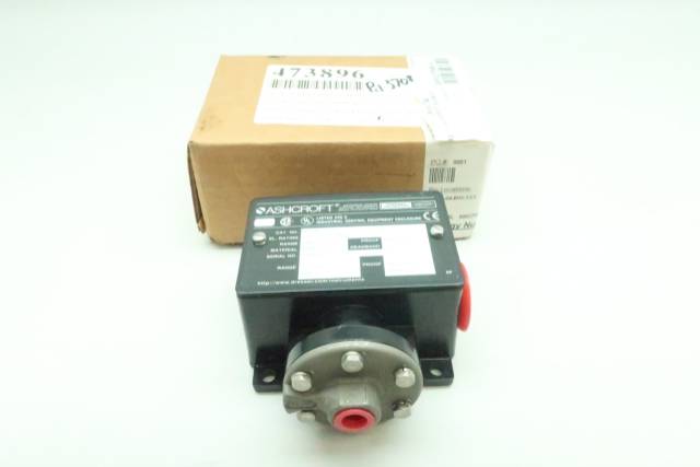 ASHCROFT B420B PRESSURE SWITCH 1/4IN 100PSI 125/250V-AC