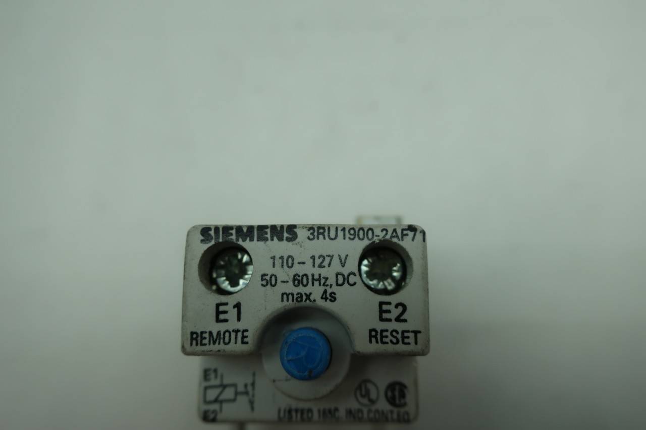 シーメンス SIEMENS 3RU1900-2AF71 REMOTE RESET FOR 3RU1 (SET OF 15)-