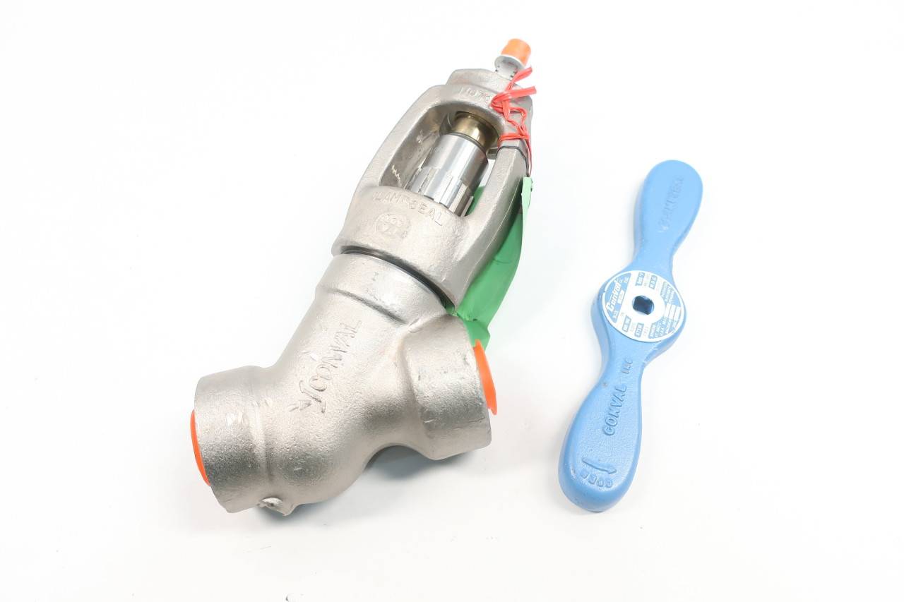 Conval 13G21055E Manual Steel Socket Weld Globe Valve 3/4in