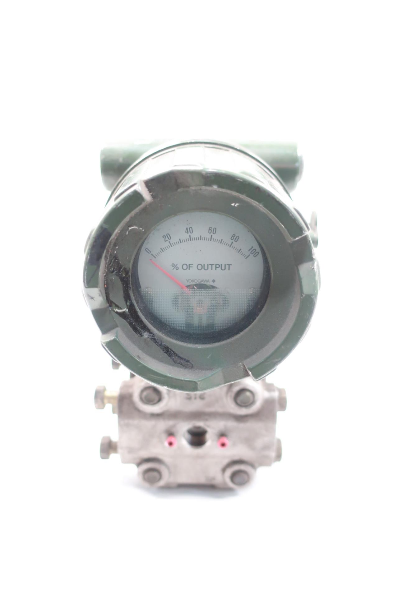 Yokogawa YA11F-SMS8/FMF1/TBL/BR1/TP-W//DFS Pressure Transmitter 0-48in-h2o