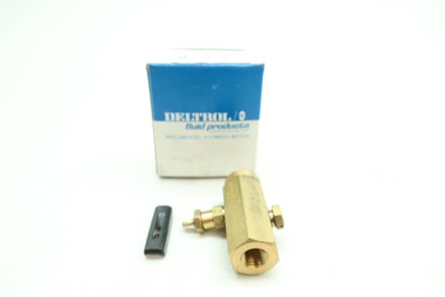 DELTROL F10B PNEUMATIC FLOW CONTROL VALVE 1.5-12GPM 2000PSI 1/8IN NPT D660270