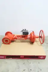 COPES VULCAN LCV-1106-1111 AV111100 PNEUMATIC IRON FLANGED CONTROL VALVE 4IN 300