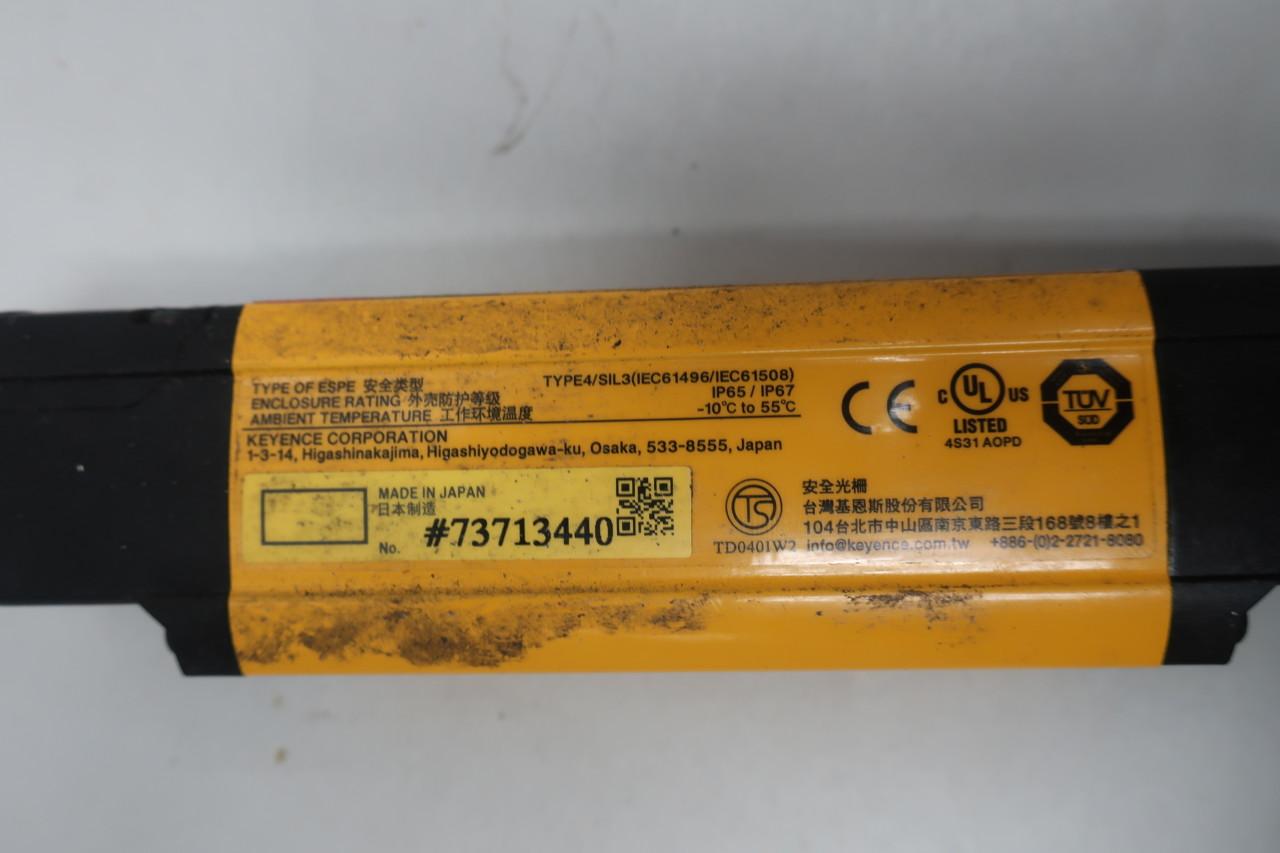 【新品】キーエンス　GL-R08H Keyence GL-R08H Safety Light Curtain Hand-protection Type, 8