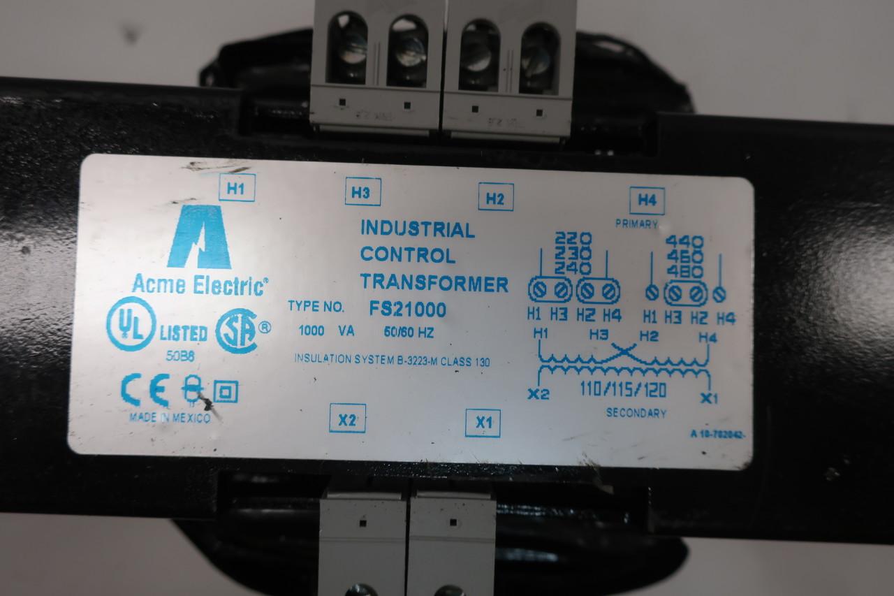 Acme Electric 1000va Industrial Control Transformer FS21000 for sale online 