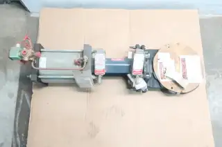 ALLEN SHERMAN HOFF H-8C83147G1I43-25 PNEUMATIC LUGGED KNIFE GATE VALVE 8IN