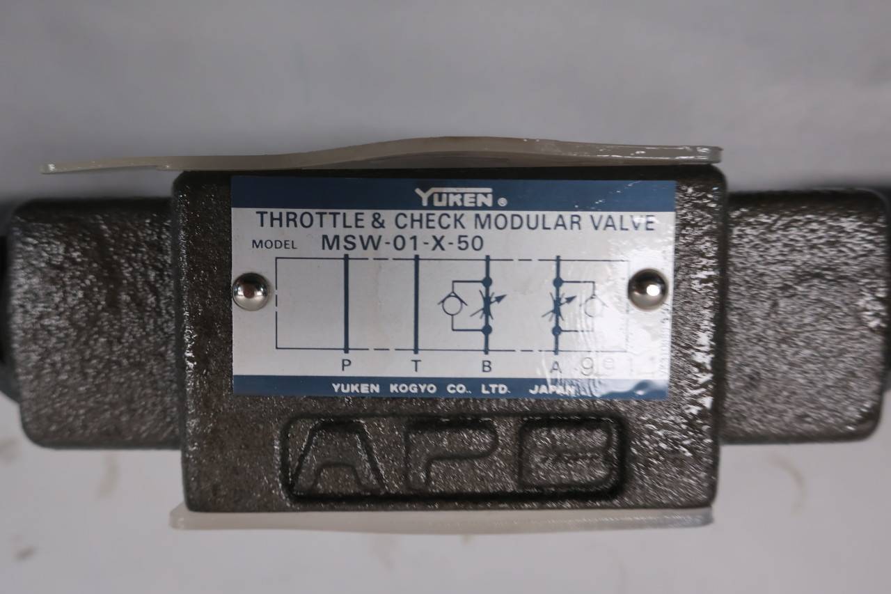 YUKEN Hydraulic Valve THROTTLE Check Modular Valve MODEL, 40% OFF
