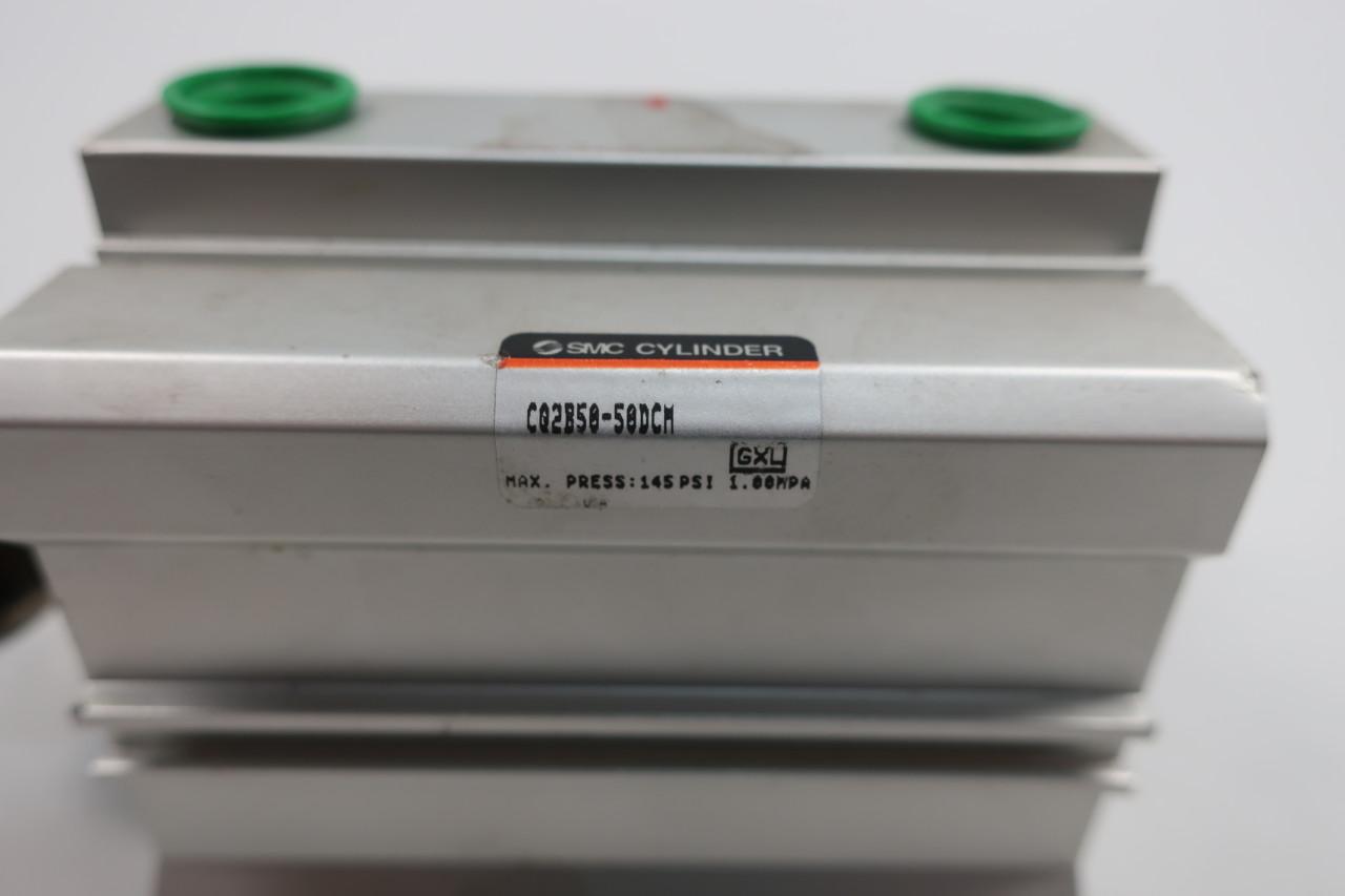 Details about   Smc CQ2BS50C-P3604-50 Pneumatic Cylinder 50mm 1/4in 145psi 50mm 
