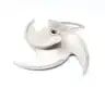 3175S 4X6-18 STAINLESS 4-VANE PUMP IMPELLER REPLACES GOULDS 257-97-1203 thumbnail 1