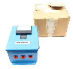 MCCROMETER EA310-012 FLOW METER INDICATOR 0-2500GPM