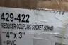 BOX OF 4 SPEARS 429-422 PVC REDUCER COUPLER SOCKET 4IN X 3IN thumbnail 4